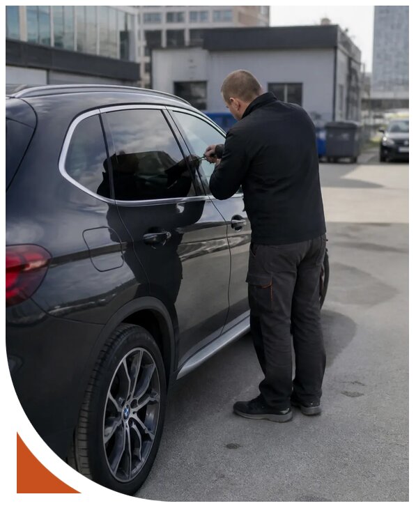 Вскрытие автомобиля БМВ в Рославле от 2569 р. | Разлок-Рлв